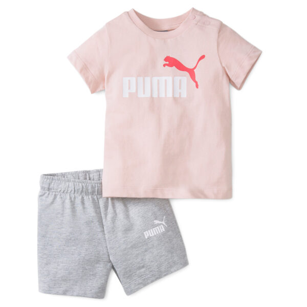 Puma Minicats Tee & Shorts Set rosa/grau 845839 36