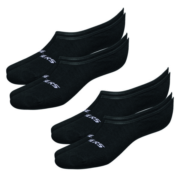 4 Paar Skechers Unisex Footies Mesh Ventilation Socken SK44008