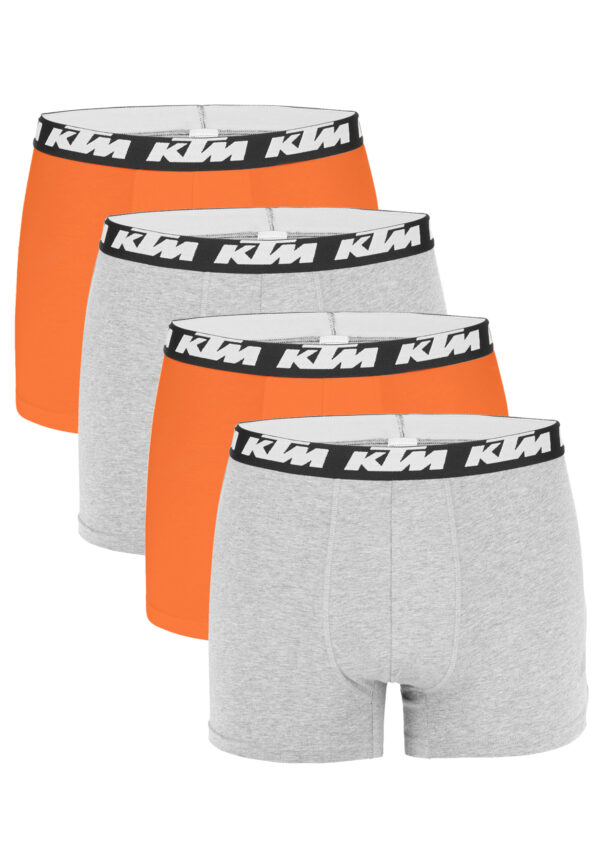 KTM by FREEGUN Boxershorts für Herren Unterwäsche Pant Men´s Boxer 4 er Multipac...