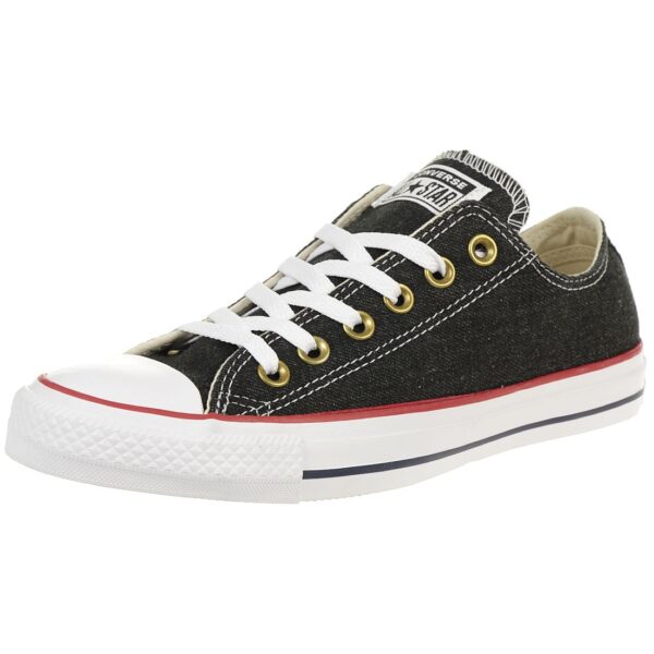 Converse CTAS OX Chuck Schuhe Textil Sneaker Schwarz 163958C