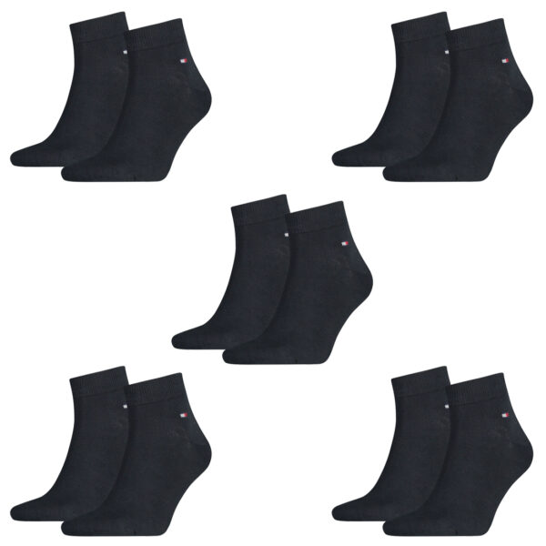 10 Paar TOMMY HILFIGER Quarter Socken Gr. 39 - 46 Herren Business Sneaker Socken