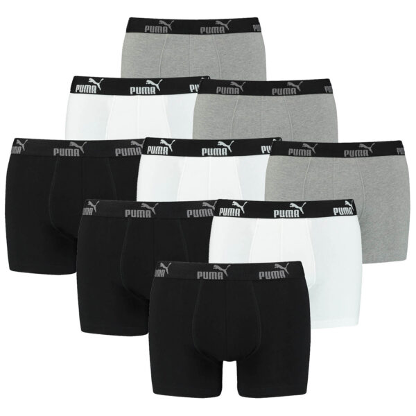 9 er Pack Puma Boxer Boxershorts Herren Unterwäsche sportliche Retro Pants