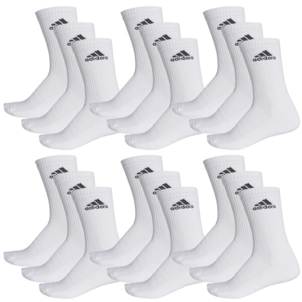 adidas CUSHIONED CREW Tennissocken Sportsocken Damen Herren Unisex 18 Paar