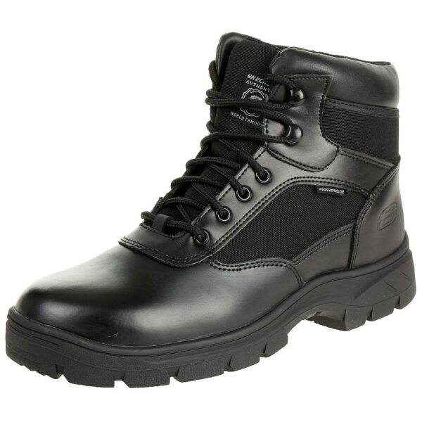 Skechers Work WASCANA Stiefel Herren Schuhe Schwarz Arbeitsschuh