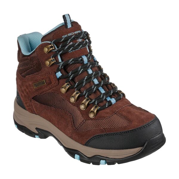 Skechers Damen TREGO BASE CAMP Hiking-Stiefel Outdoor Schuhe 167008 Braun