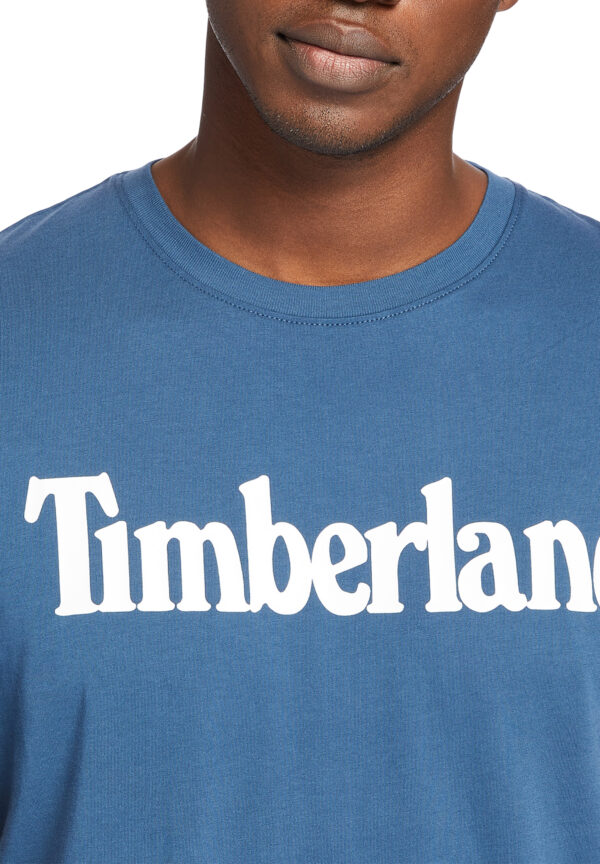 Timberland TFO SS Linear Tee Herren T-Shirt Shirt TB0A2BRN Blau