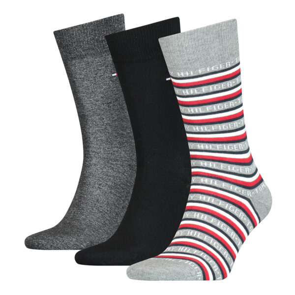 3 Paar Tommy Hilfiger Herren TH Men Giftbox 3P Gr. 39 - 46 Business Socken Gesch...