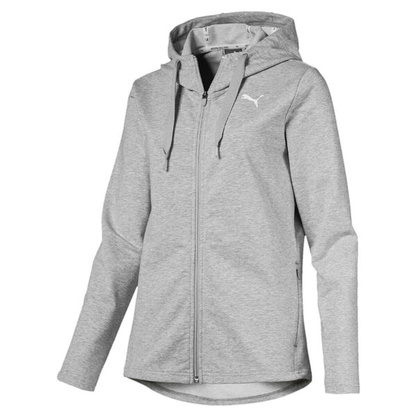 PUMA Modern Sport FZ Logo Hoody Damen Sweatshirt Kapuzenpullover Full Zip