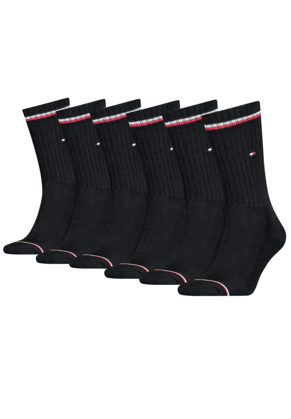 6 Paar TOMMY HILFIGER Herren ICONIC Socken Gr. 39 - 49 Tennis Socken