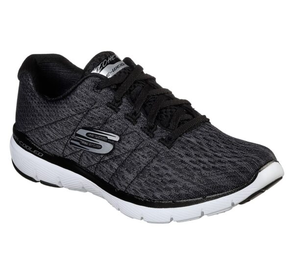 Skechers Sport Womens FLEX APPEAL 3.0 SATELLITES SNEAKERS Women Schwarz