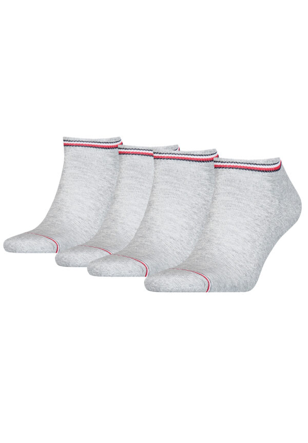 4 Paar TOMMY HILFIGER Herren ICONIC SNEAKER Gr. 39 - 49 Sneaker Socken