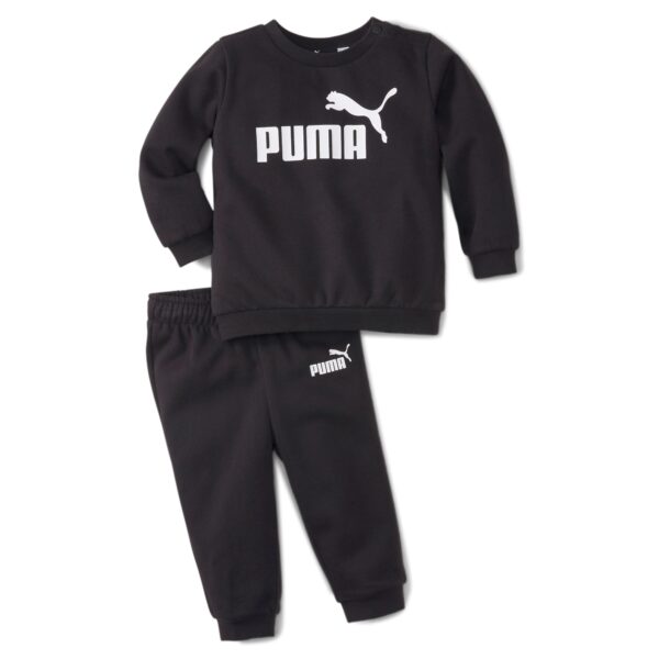 Puma MINICATS ESS Crew Jogger FL Trainingsanzug Sportanzug 846141 Schwarz