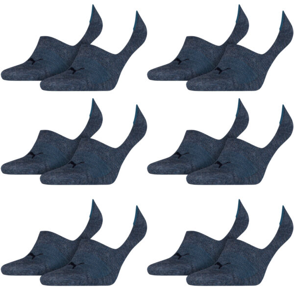 12 Paar Puma Socken Footie Sportsocken Invisible Gr. 35 - 46 Unisex