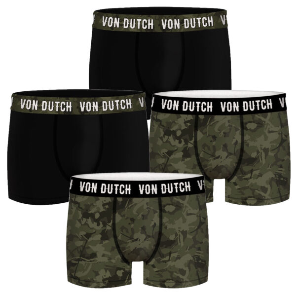 4er Pack Von Dutch Basic Boxer Boxershorts Herren Unterwäsche