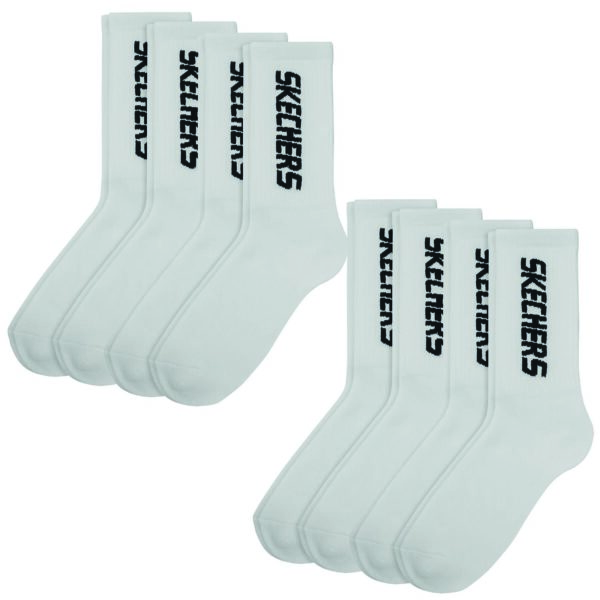 8 Paar Skechers Unisex Sportsocken Tennissocken cushioned line Socken SK41042