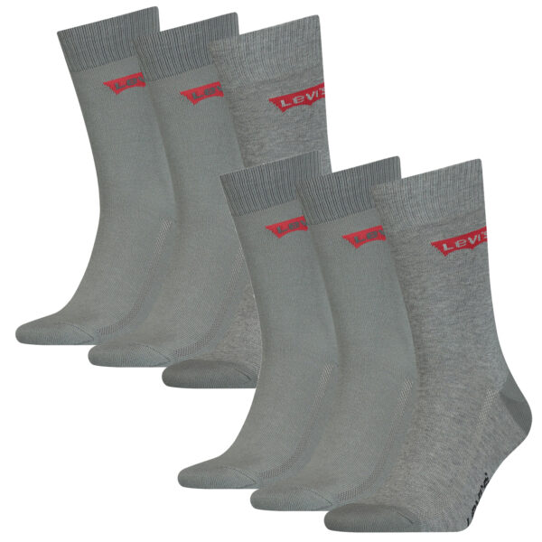 6 Paar Levis 168SF Regular Cut Unisex Socken Sneakersocken Strümpfe 903052001