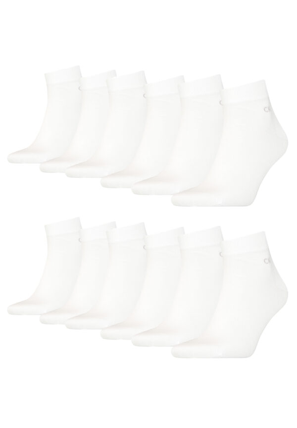 Calvin Klein Quarter Sneaker Socken Herren Kurzsocke 12 Paar