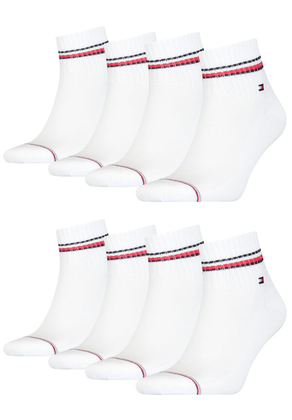 8 Paar TOMMY HILFIGER Herren ICONIC QUARTER Gr. 39 - 49 Sneaker Socken