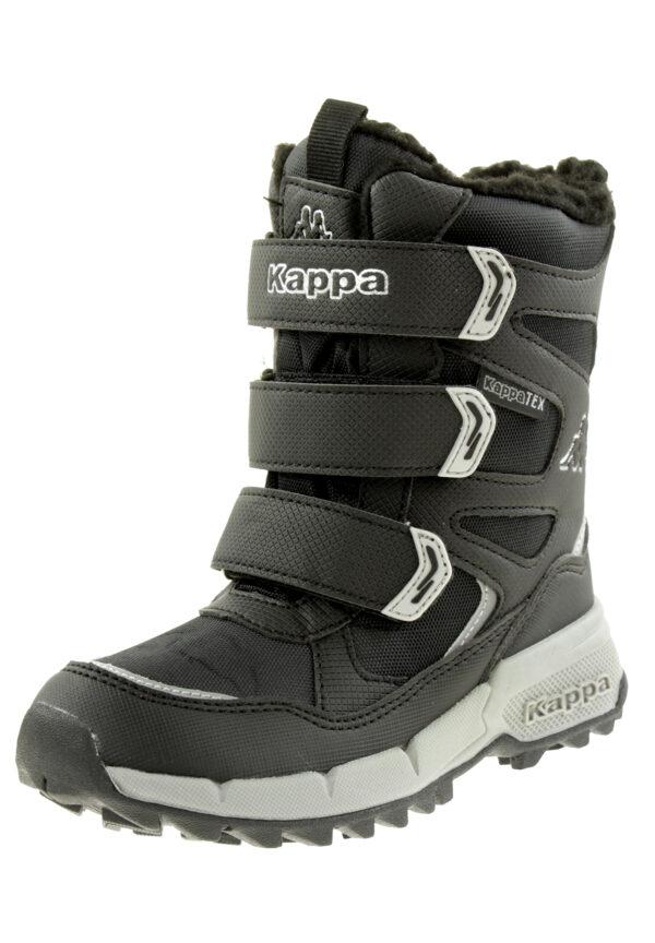 Kappa Unisex Kinder Stiefel Winterschuh gefüttert Schwarz 260902K