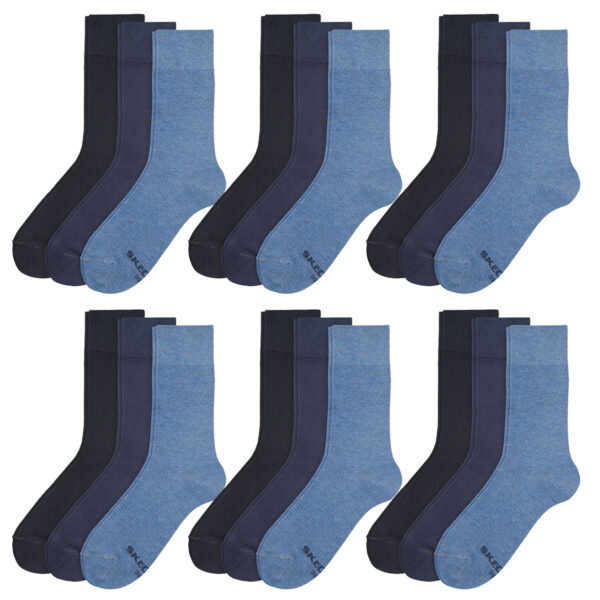 18 Paar Skechers Herren Sportsocken Crew Socken SK41007