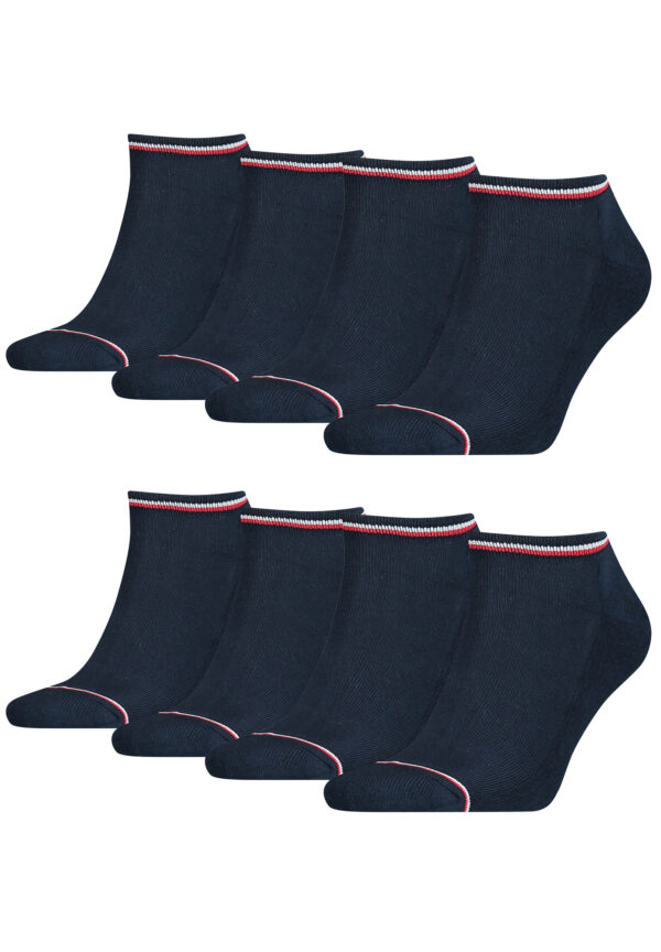 8 Paar TOMMY HILFIGER Herren ICONIC SNEAKER Gr. 39 - 49 Sneaker Socken