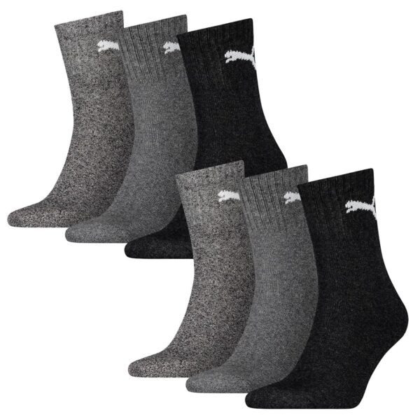 6 Paar Puma Socken Short Crew Sportsocken Tennis Socken Gr. 35 - 49 Unisex