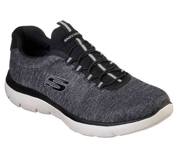 Skechers Sport Mens SUMMITS FORTON Sneakers Men Schwarz/Weiß