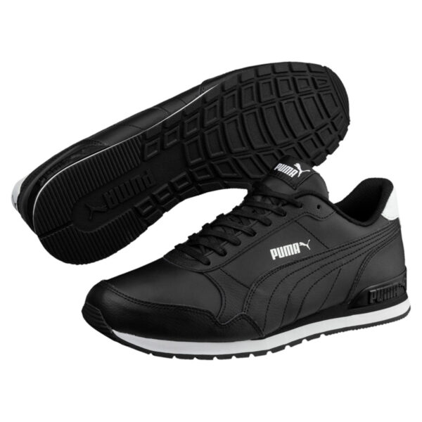 Puma ST Runner v2 Full L Unisex Sneaker Turnschuhe 365277 Schwarz /Weiß