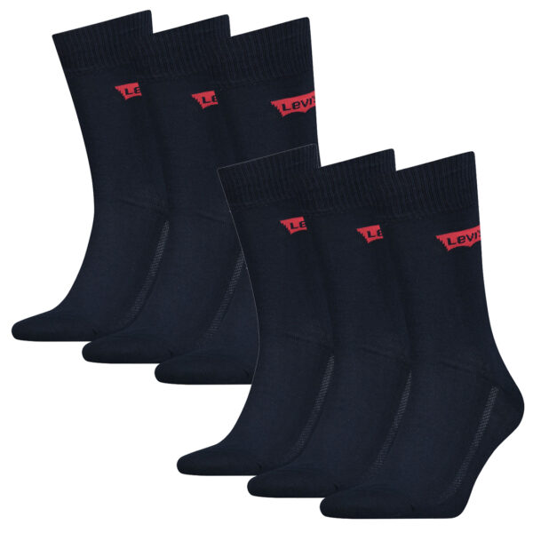 6 Paar Levis 168SF Regular Cut Unisex Socken Sneakersocken Strümpfe 903052001