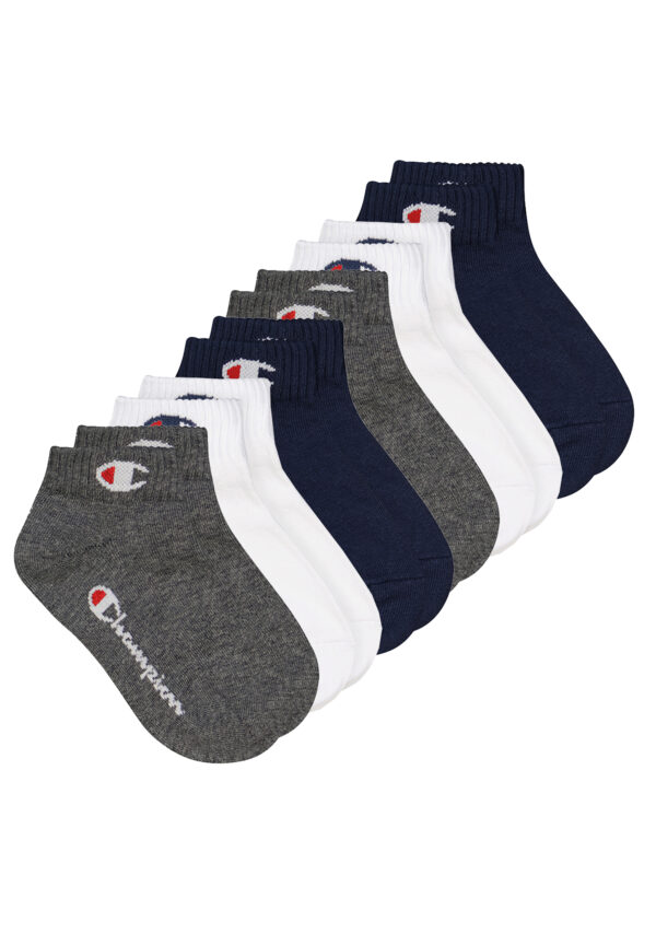 6 Paar Champion Quarter Socken Gr. 35 - 46 Unisex Sneaker Kurzsocken