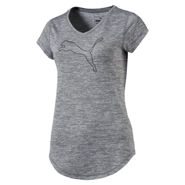 PUMA Damen Heather Cat Tee T-Shirt Trainingsshirt Laufshirt 516410 02 Medium Gra...