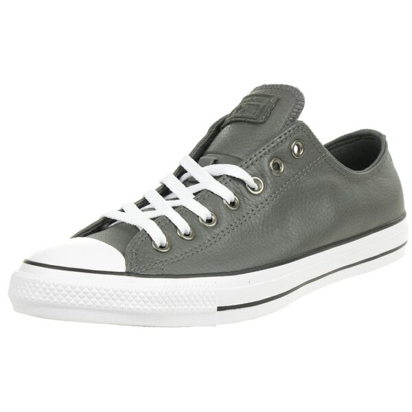 Converse CTAS OX Chuck Schuhe Leder Sneaker Carbon Grau 165193C