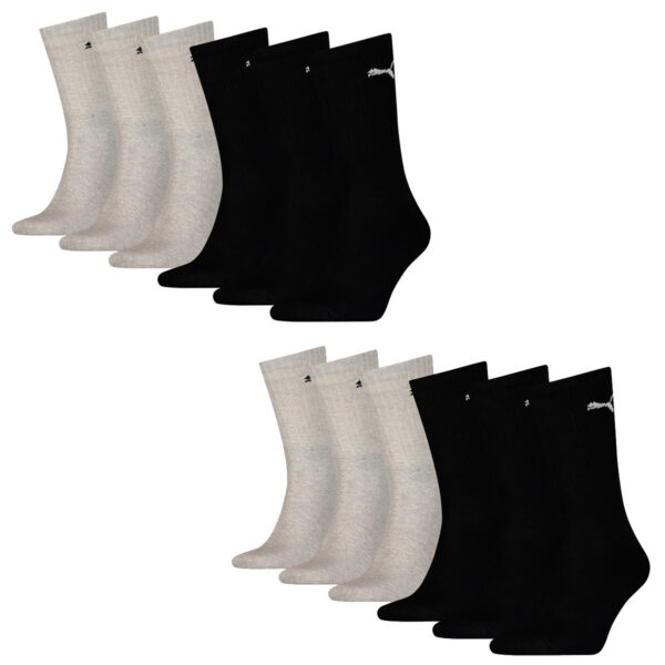 12 Paar Puma Socken Cush Crew Sportsocken Tennis Socken Unisex