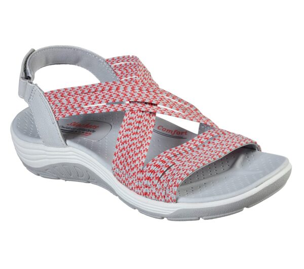 Skechers Modern Comfort Sandals REGGAE CUP OH, SNAP! Sandalen Women Grau