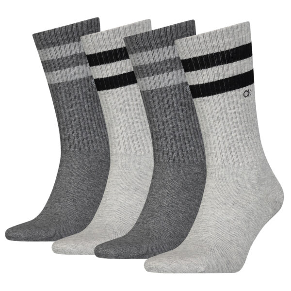 4 Paar Calvin Klein Stripes Herren Sportsocken Tennissocken