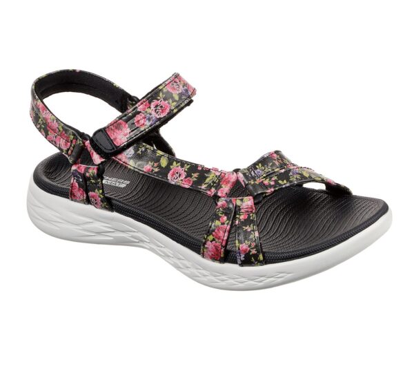 Skechers O-T-G Womens Sandals ON-THE-GO 600 FLEUR Sandalen Women Schwarz