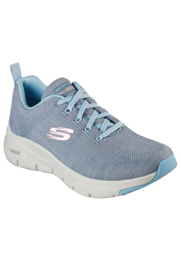 Skechers Arch Fit - COMFY WAVE Damen Sneaker 149414 Hellblau