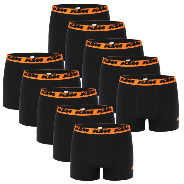 KTM by FREEGUN Boxershorts für Herren Unterwäsche Pant Men´s Boxer 10 er Pack