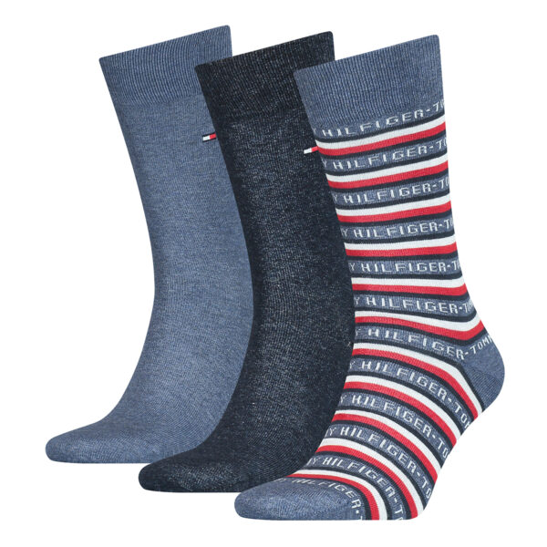 3 Paar Tommy Hilfiger Herren TH Men Giftbox 3P Gr. 39 - 46 Business Socken Gesch...