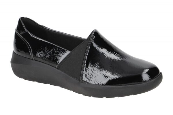 Clarks KAYLEIGH STEP 26163392 4 schwarz - bequeme Slipper f?r Damen