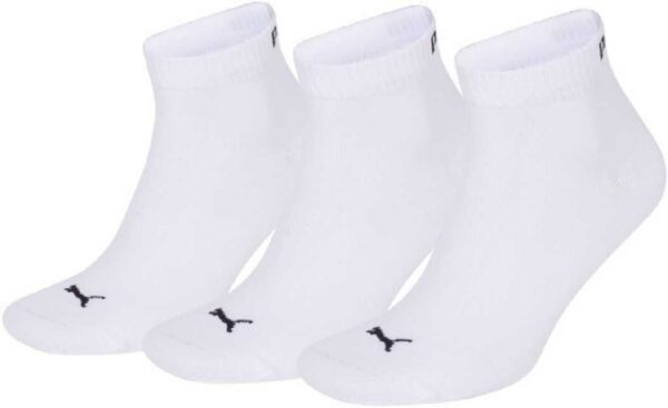 6 Paar Puma Sneaker Quarter Socken Gr. 35 - 49 Unisex für Damen Herren Füßlinge