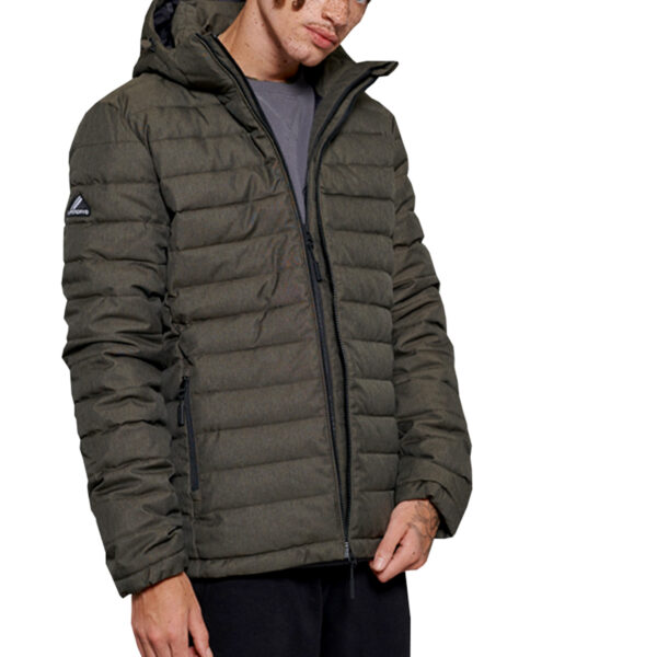 Superdry Fuji Steppjacke Jacke Herren grau M5010201A