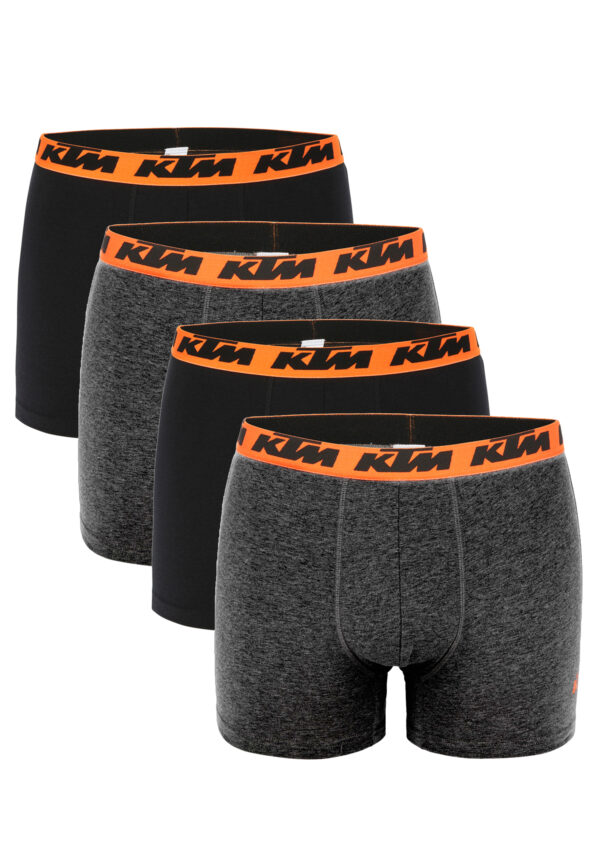 KTM by FREEGUN Boxershorts für Herren Unterwäsche Pant Men´s Boxer 4 er Multipac...