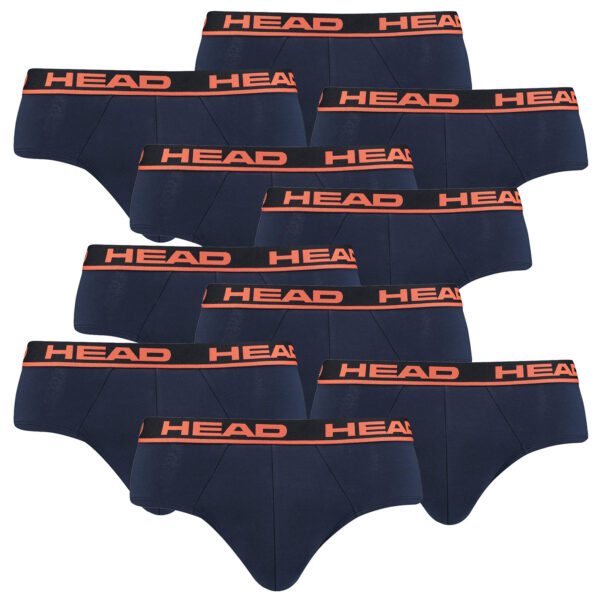 Head Herren Basic Brief Pant Slip Unterwäsche Unterhose 10 er Pack