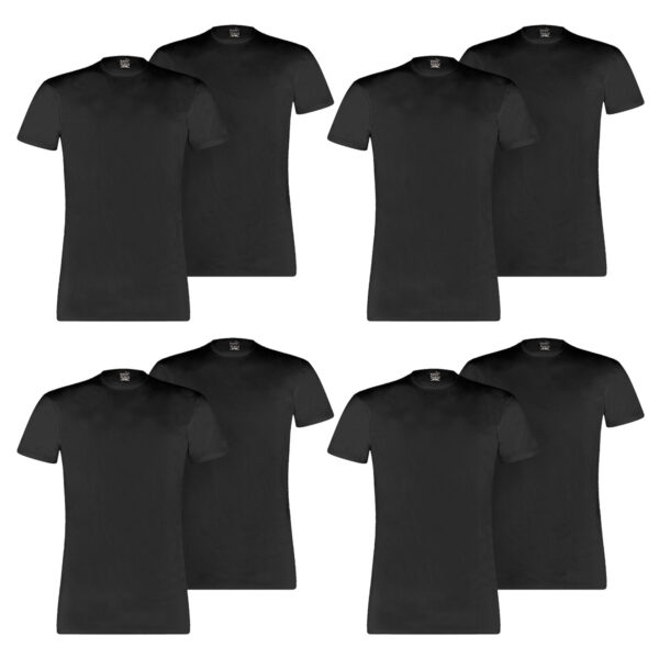 8 er Pack Puma Basic Crew T-Shirt Men Herren Unterhemd Rundhals