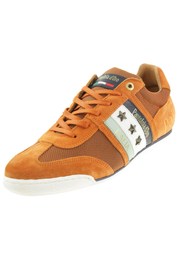 Pantofola d' Oro IMOLA CANVAS UOMO LOW Herren Leder Sneaker 10221036 orange