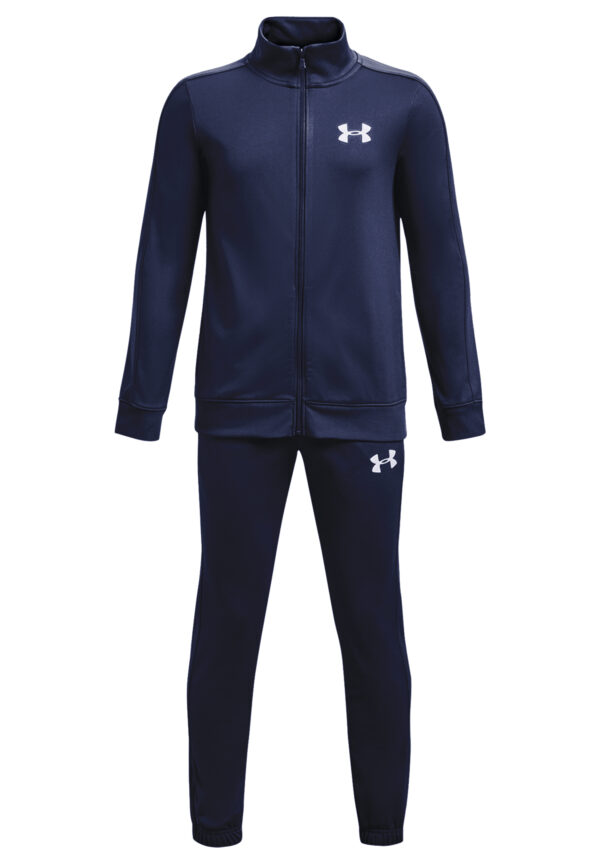 Under Armour Kids Knit Track Suit Trainingsanzug Jogginganzug 1363290 Blau