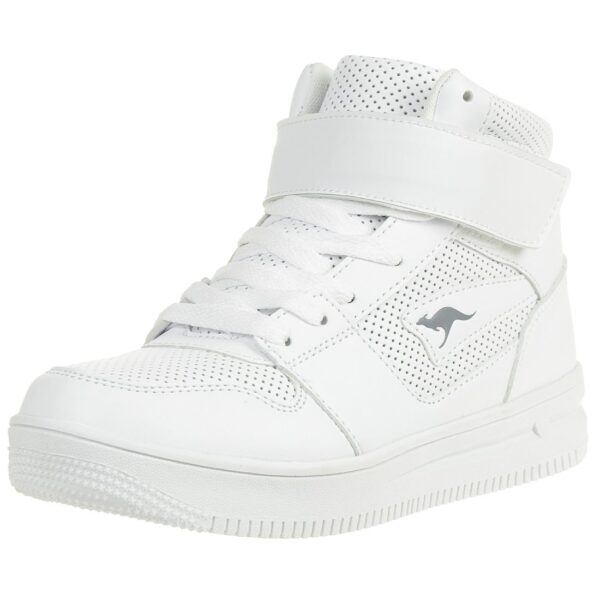 KangaROOS Unisex-Kinder FUTURE SPACE HI Sneaker weiss LED Laufschrift 18308000