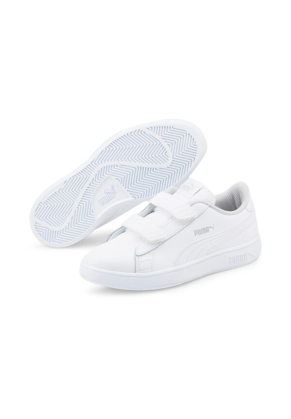 PUMA Smash V2 L V PS Kids Sneaker Schuhe weiss 365173 02