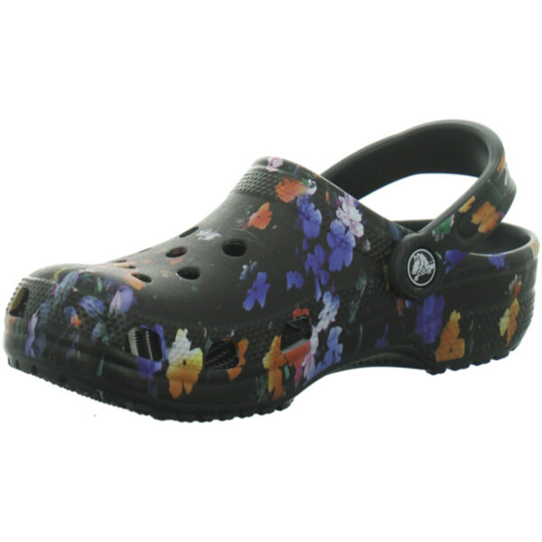 Crocs Classic Printed Floral Clog Unisex Erwachsene 206376 Schwarz